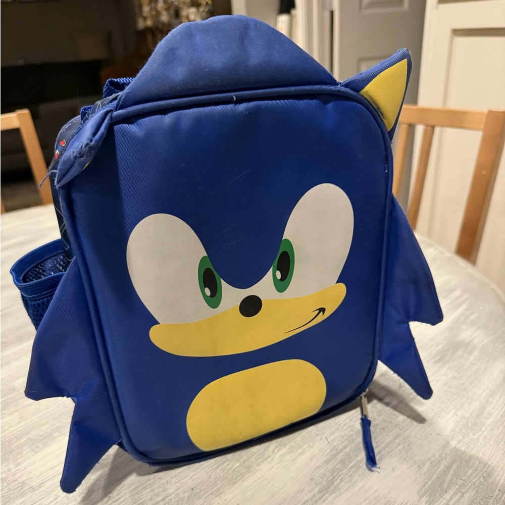 Blue Sonic Character Lunchbox